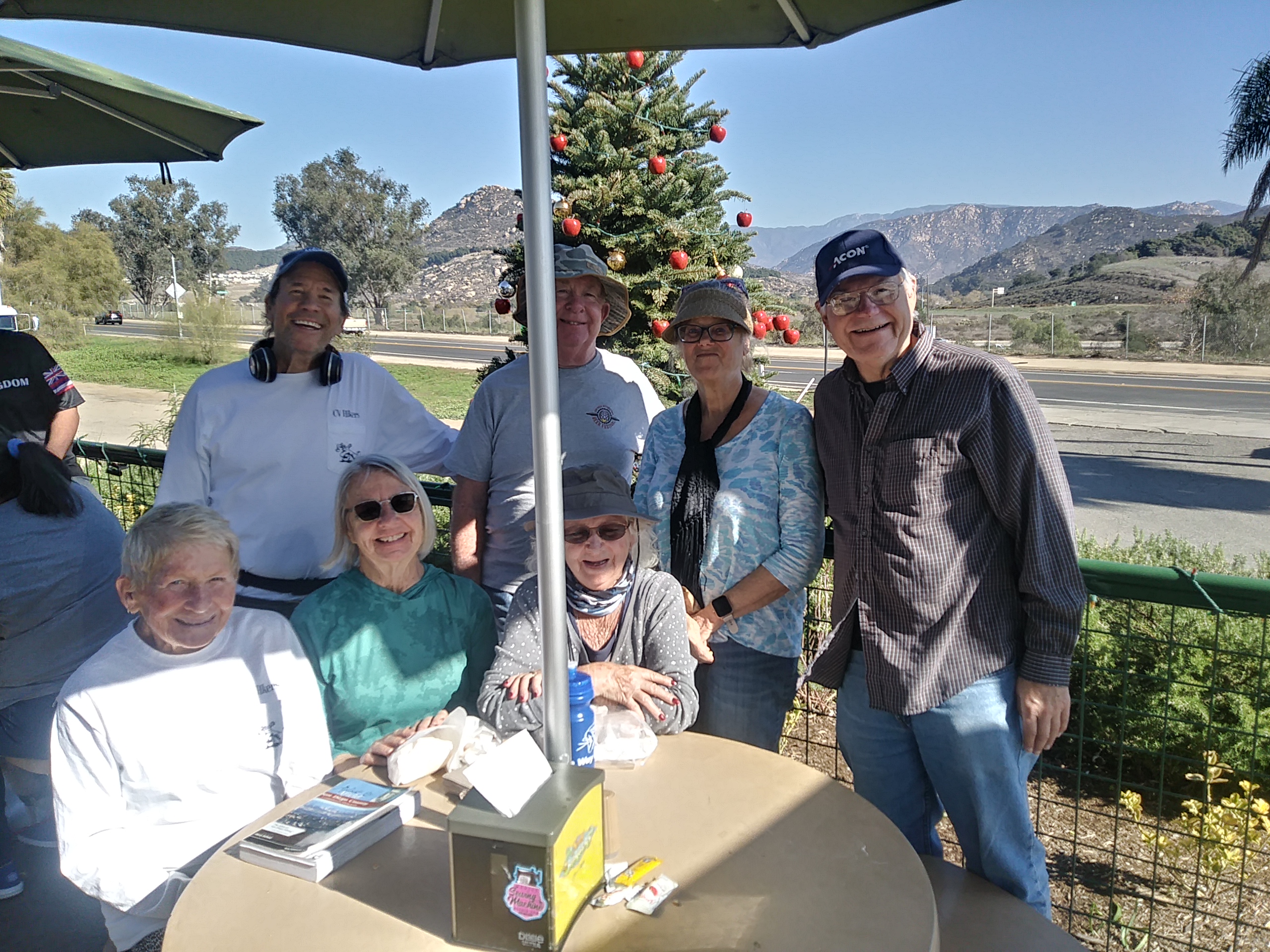 Hikers Enjoying Burgers