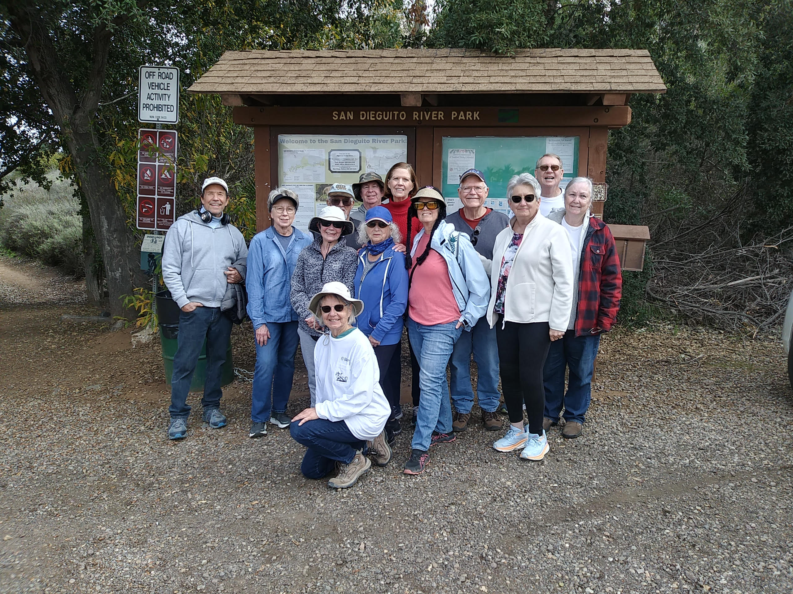 Hikers Group at Highland Valley